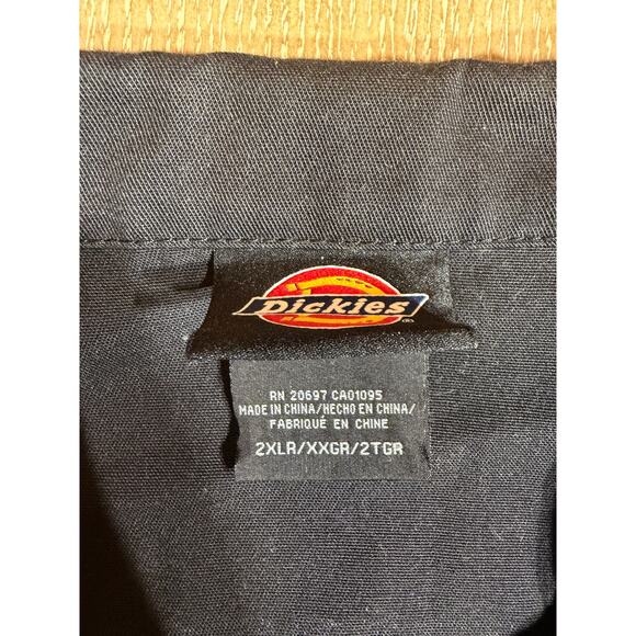 Dickies Eisenhower Jacket Staff Jumper Fonzo Bron Company Logo 2XL Black - Picture 3 of 8